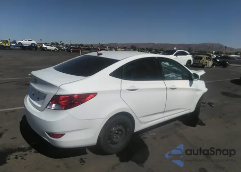 2014 Hyundai Accent Gls z USA, uszkodzony, nr VIN KMHCU4AE6EU764871